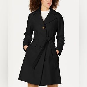 MK black wool coat